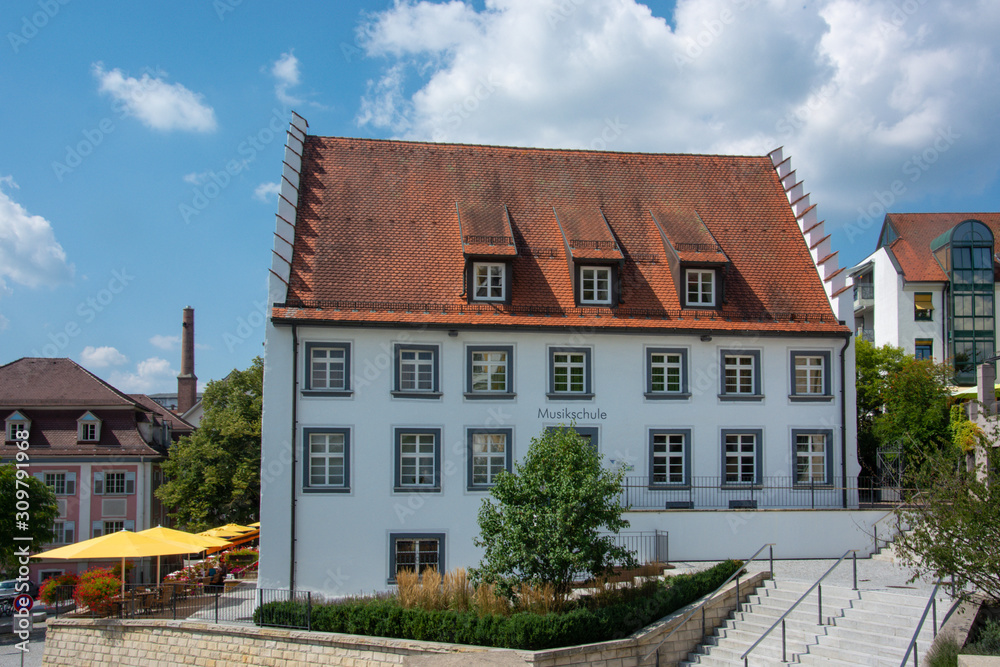 Musikhaus in Donaueschingen im Schwarzwald/ Deutschland