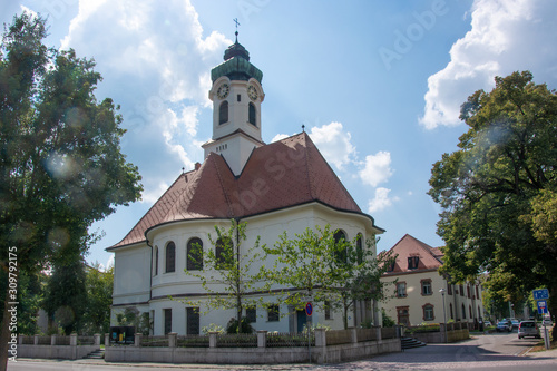 Evangelische Christuskirche in Donaueschingen im Schwarzwald / Deutschland