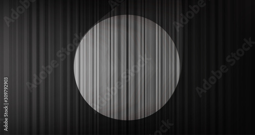 Vector black curtain background with Stage light,Hight Quality and modern style.