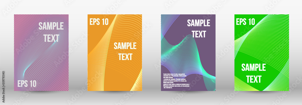 Geometric template with lines 