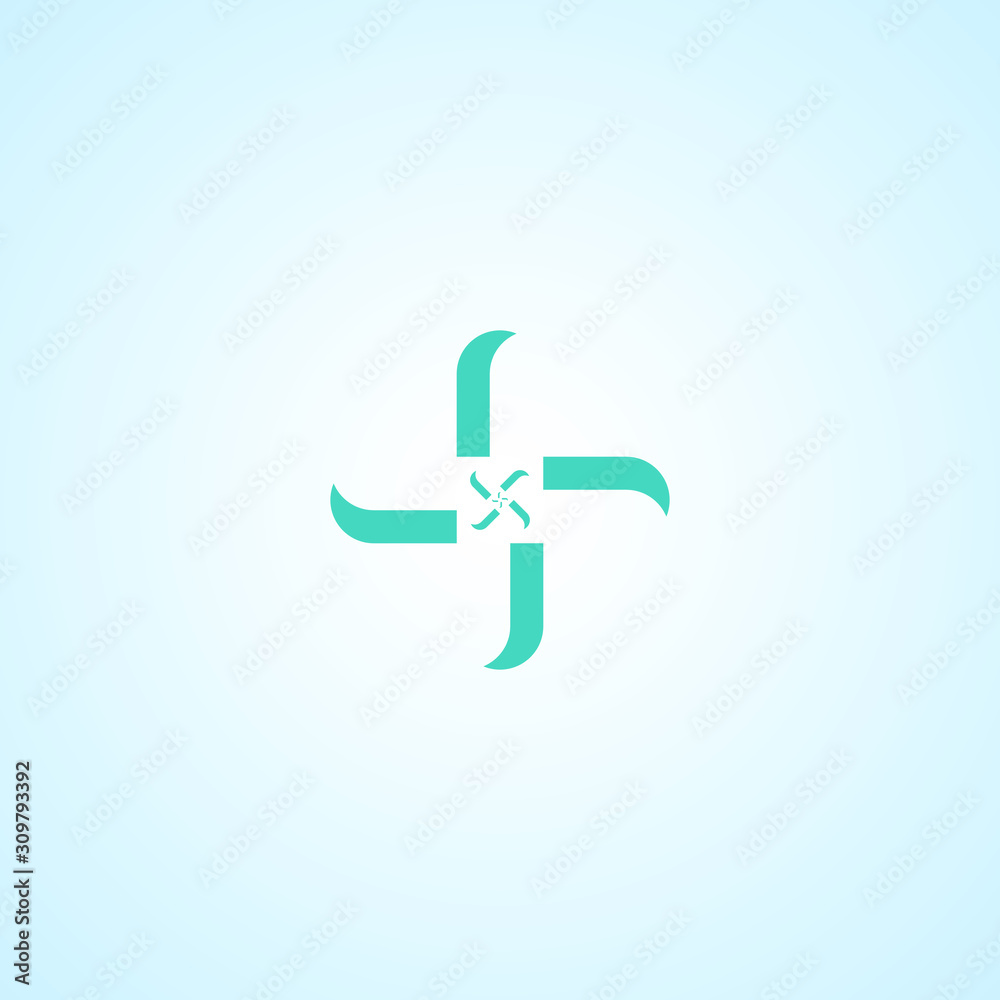 Fototapeta premium medical logo design free vector