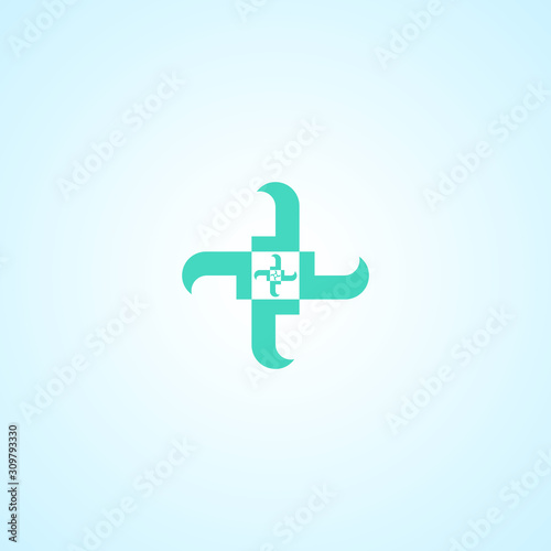 medical logo design free vector