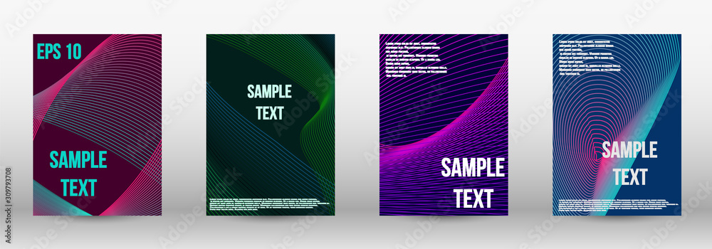 Geometric template with lines Geometric template with lines