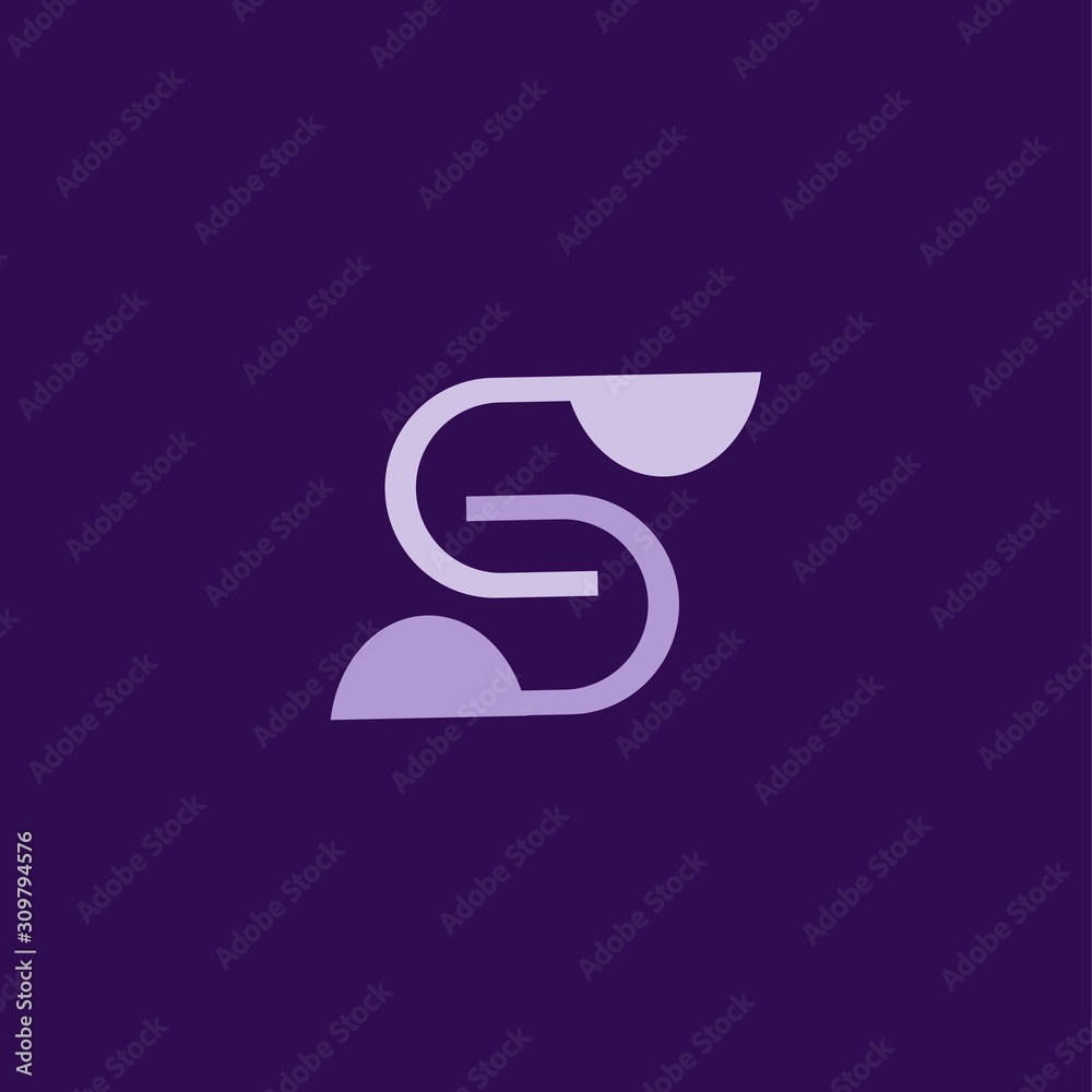 letter s icon simple vector letter s icon simple vector