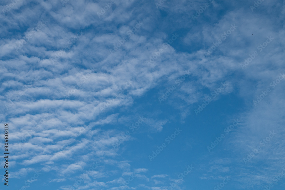 Natural clear blue sky with some clouds cloudscape for background or backdrop freedom concept Natural clear blue sky with some clouds cloudscape for background or backdrop freedom concept