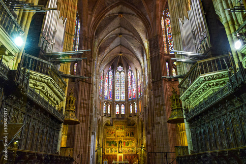 Obraz na płótnie interior of st vitus cathedral
