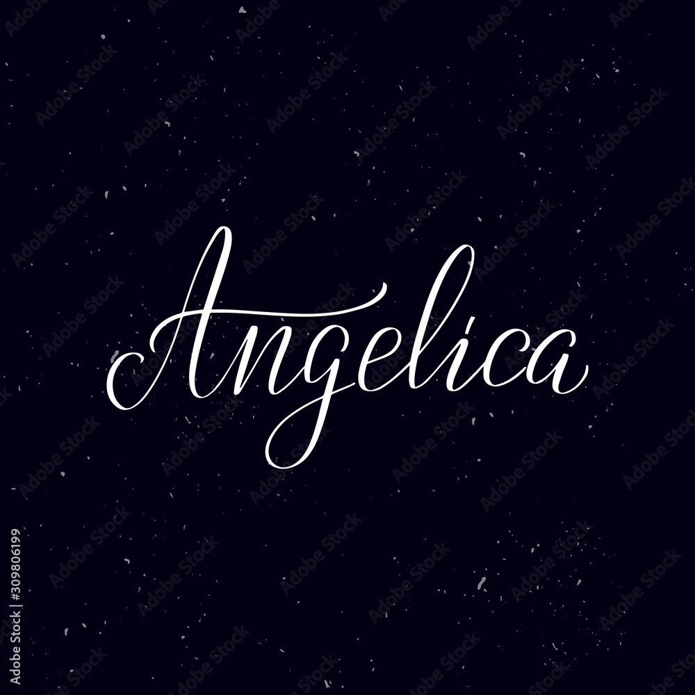 Handwritten calligraphy text, chalk on a blackboard Handwritten calligraphy text, chalk on a blackboard