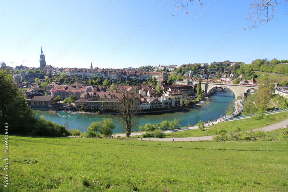 Aare in Bern - Schweiz Aare in Bern - Schweiz
