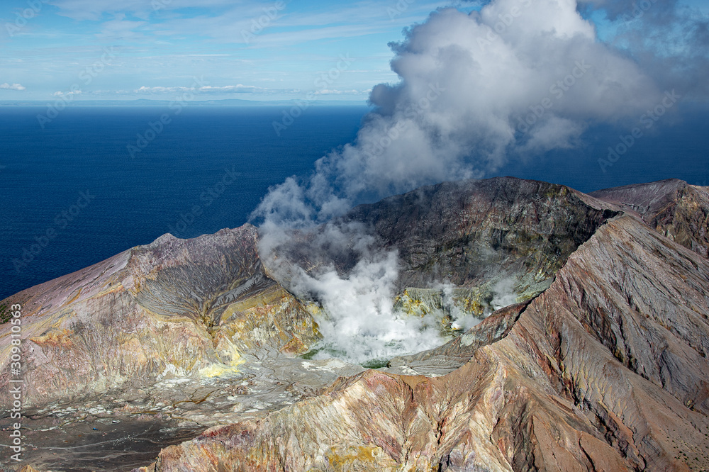 White Lake, New Zealand Volcano