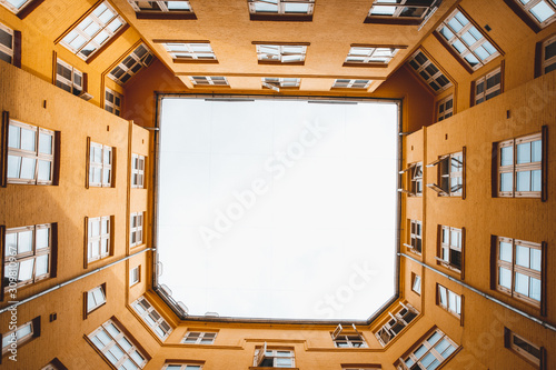 Copenhagen architecture looking up