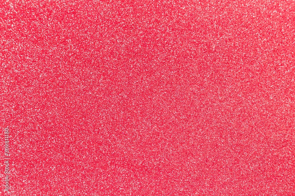 Fototapeta premium Red glitter shiny texture background for christmas, Celebration concept.