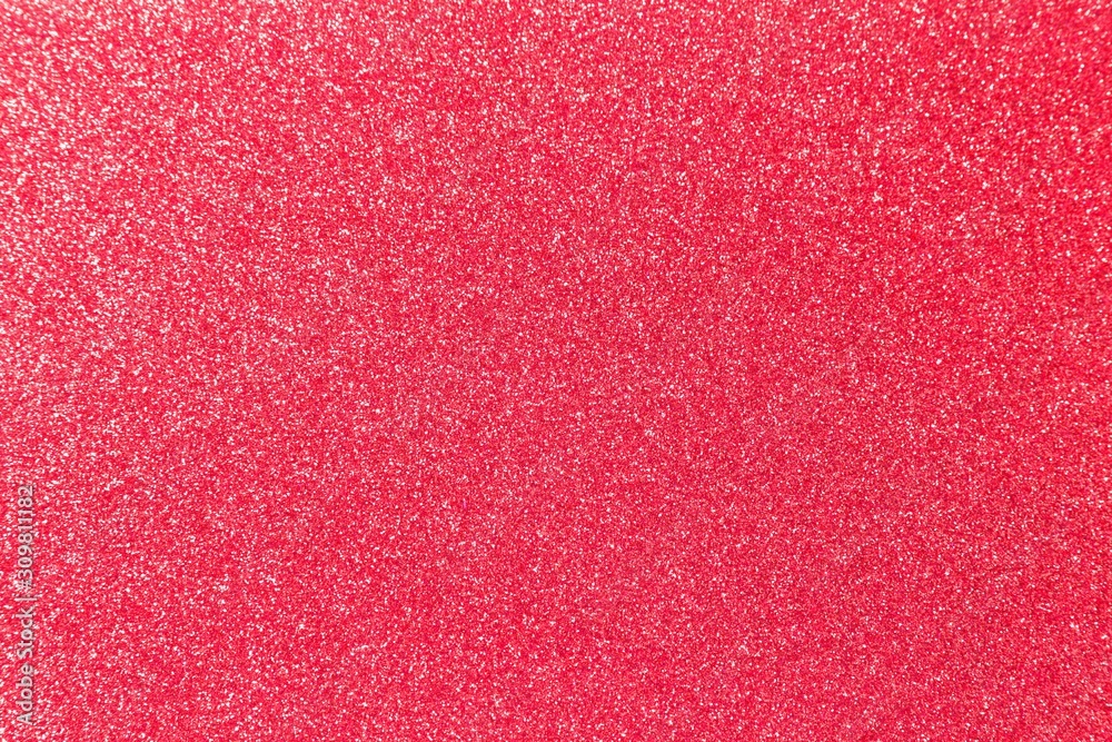 Red glitter shiny texture background for christmas, Celebration concept.