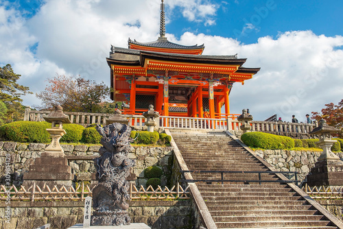 Kiyomizu-dera, buddhist temple complex of Kyoto, Japan