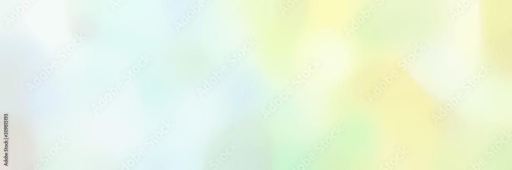 blurred horizontal background with honeydew, light golden rod yellow and pale golden rod colors and free text space - obrazy, fototapety, plakaty 