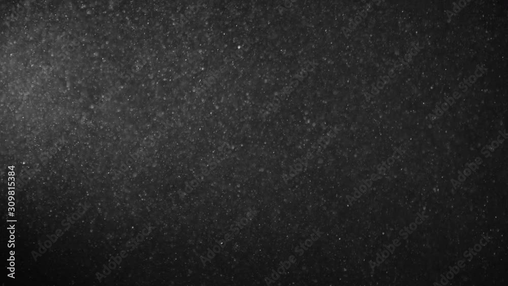 Natural Organic Dust Particles Floating On Black Background. Glittering Sparkling Particles Randomly Spin In The Air With Bokeh. Dynamic Particles With Fast And Slow Motion. Shimmering Dust In Space. Natural Organic Dust Particles Floating On Black Background. Glittering Sparkling Particles Randomly Spin In The Air With Bokeh. Dynamic Particles With Fast And Slow Motion. Shimmering Dust In Space.
