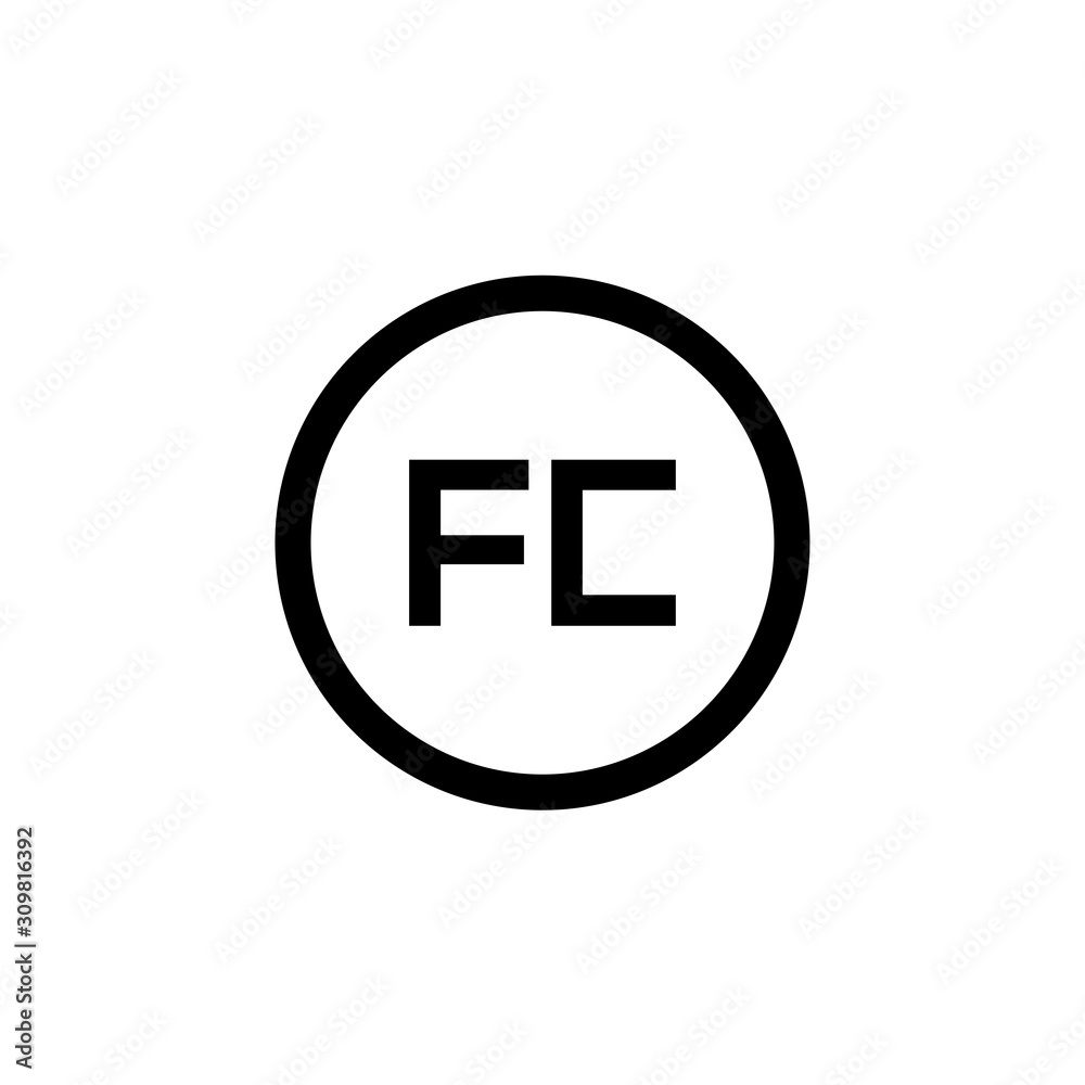 Initial FC Letter Linked Logo. Creative Letter FC Modern Business Logo Vector Template. FC Logo Design Initial FC Letter Linked Logo. Creative Letter FC Modern Business Logo Vector Template. FC Logo Design