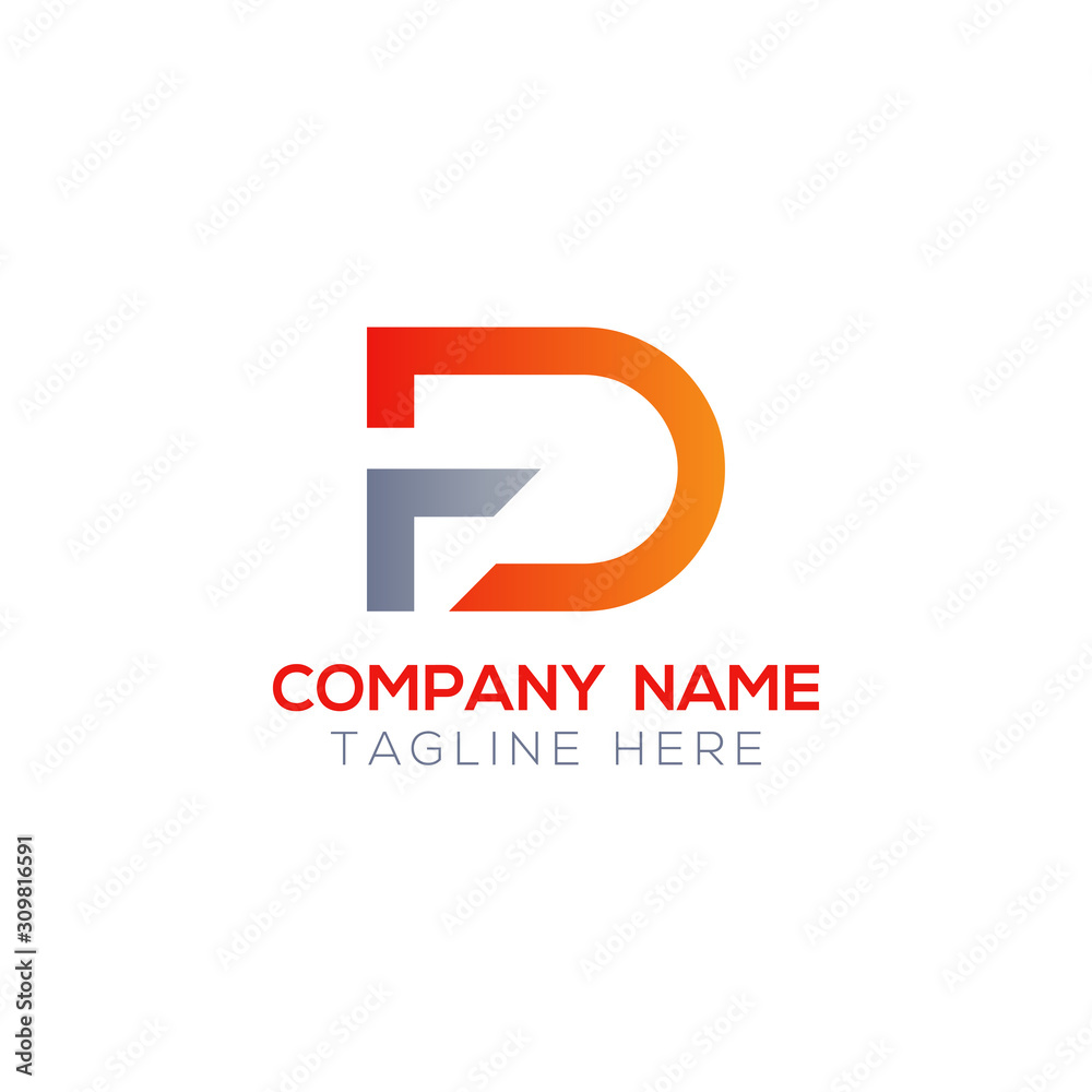 Initial FD Letter Linked Logo. Creative Letter FD Modern Business Logo Vector Template. FD Logo Design Initial FD Letter Linked Logo. Creative Letter FD Modern Business Logo Vector Template. FD Logo Design