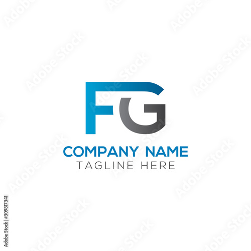 Initial FG Letter Linked Logo. Creative Letter FG Modern Business Logo Vector Template. FG Logo Design