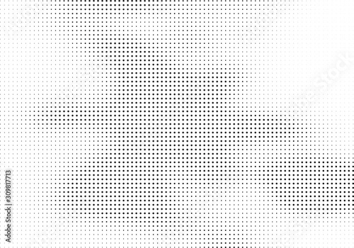 Wallpaper Mural Abstract halftone dotted background. Futuristic grunge pattern, dot and circles.  Vector modern optical pop art texture for posters, sites, business cards, cover, postcards, labels, stickers layout. Torontodigital.ca