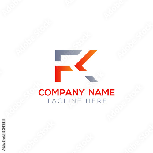 Free Download Initial FK Letter Linked Logo. Creative Letter FK Modern Business Logo Vector Template. FK Logo Design - GFXLoad