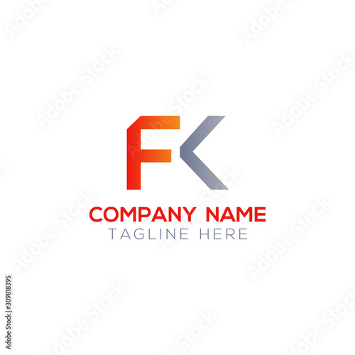 Free Download Initial FK Letter Linked Logo. Creative Letter FK Modern Business Logo Vector Template. FK Logo Design - GFXLoad