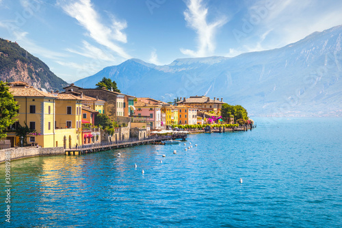 Gargnano village, Garda Lake, Italy