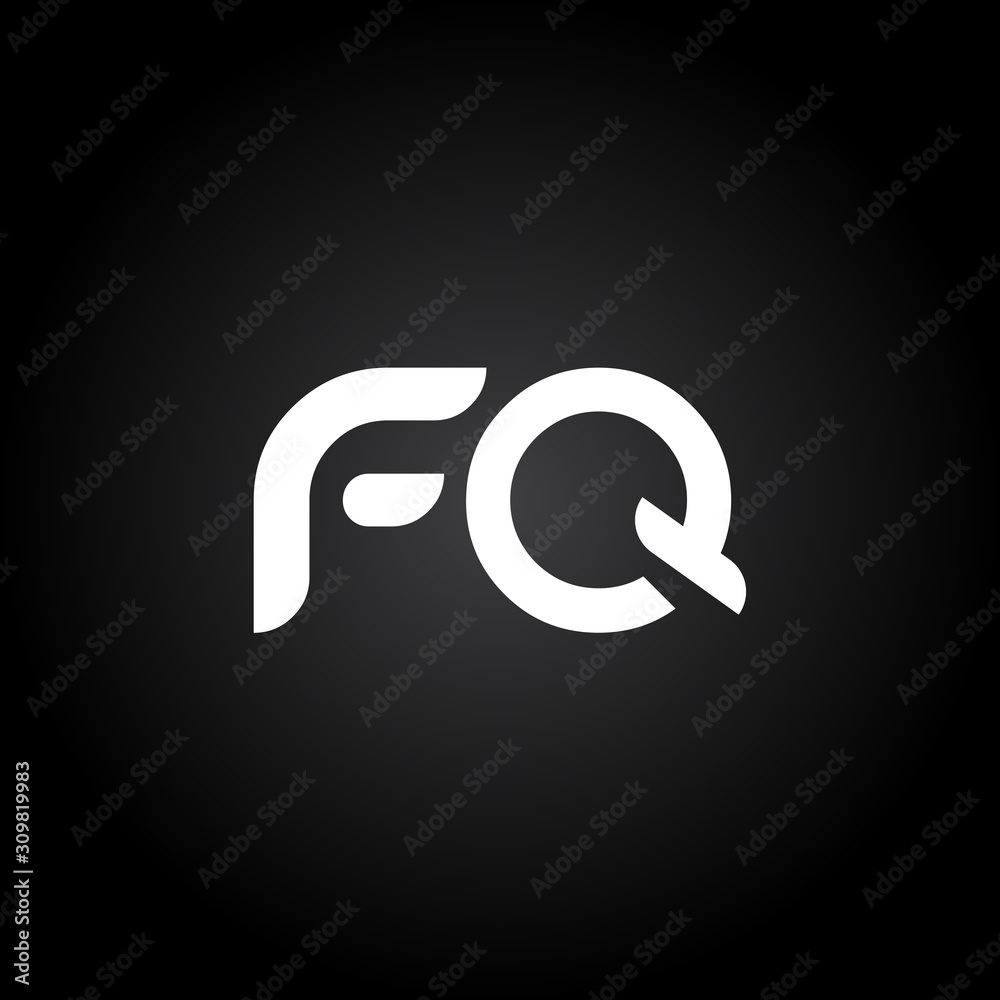 Initial FQ Letter Linked Logo. Creative Letter FQ Modern Business Logo Vector Template. FQ Logo Design Initial FQ Letter Linked Logo. Creative Letter FQ Modern Business Logo Vector Template. FQ Logo Design