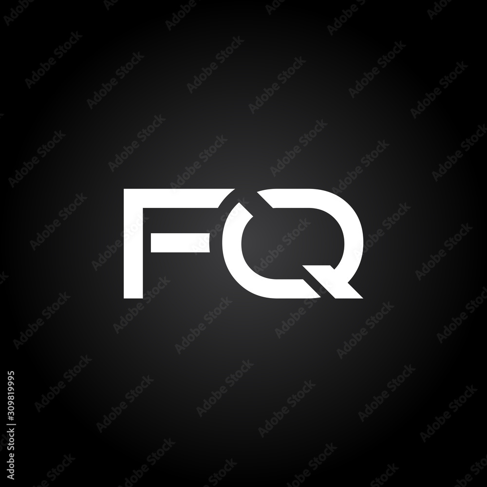 Initial FQ Letter Linked Logo. Creative Letter FQ Modern Business Logo Vector Template. FQ Logo Design Initial FQ Letter Linked Logo. Creative Letter FQ Modern Business Logo Vector Template. FQ Logo Design