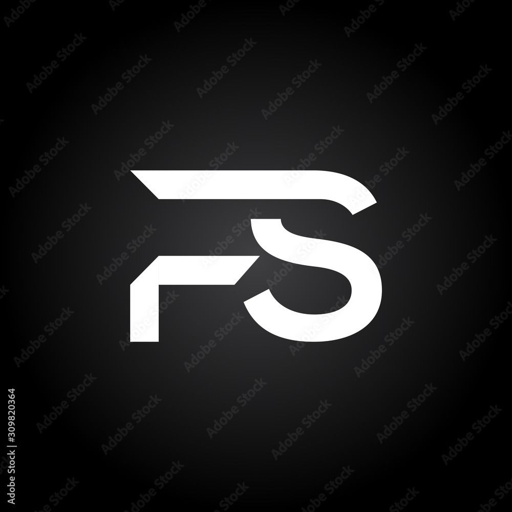 Initial FS Letter Linked Logo. Creative Letter FS Modern Business Logo Vector Template. FS Logo Design Initial FS Letter Linked Logo. Creative Letter FS Modern Business Logo Vector Template. FS Logo Design