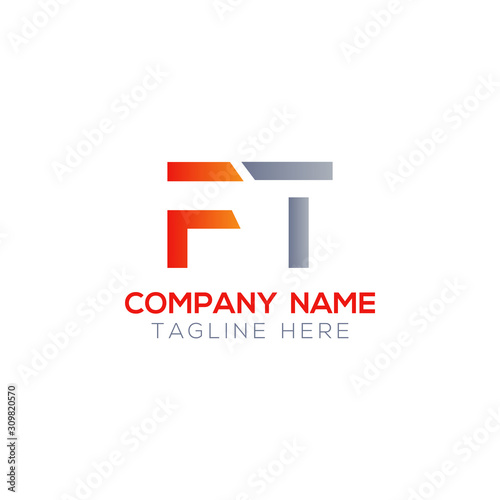 Free Download Initial FT Letter Linked Logo. Creative Letter FT Modern Business Logo Vector Template. FT Logo Design - GFXLoad