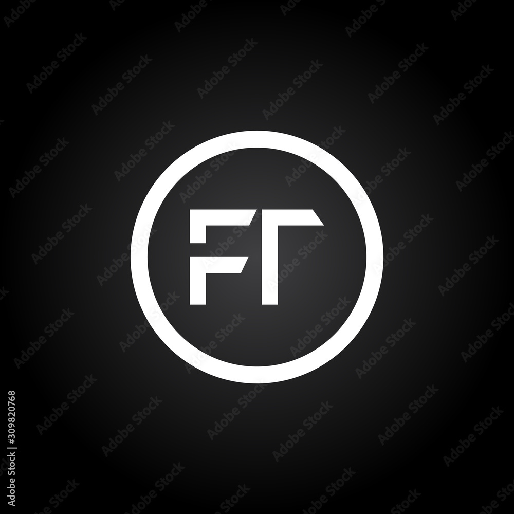 Initial FT Letter Linked Logo. Creative Letter FT Modern Business Logo Vector Template. FT Logo Design Initial FT Letter Linked Logo. Creative Letter FT Modern Business Logo Vector Template. FT Logo Design