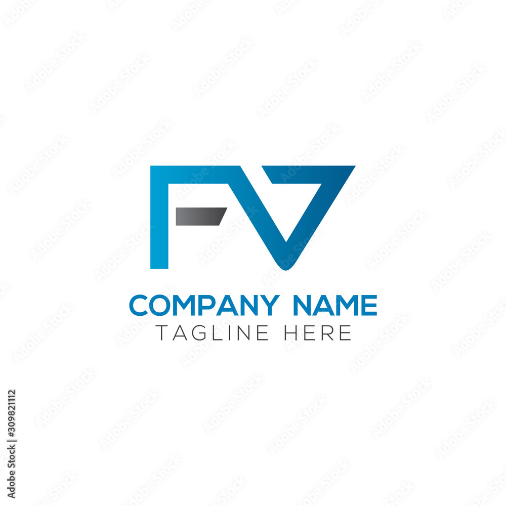 Initial FV Letter Linked Logo. Creative Letter FV Modern Business Logo Vector Template. FV Logo Design Initial FV Letter Linked Logo. Creative Letter FV Modern Business Logo Vector Template. FV Logo Design