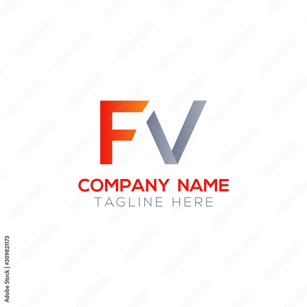 Initial FV Letter Linked Logo. Creative Letter FV Modern Business Logo Vector Template. FV Logo Design Initial FV Letter Linked Logo. Creative Letter FV Modern Business Logo Vector Template. FV Logo Design