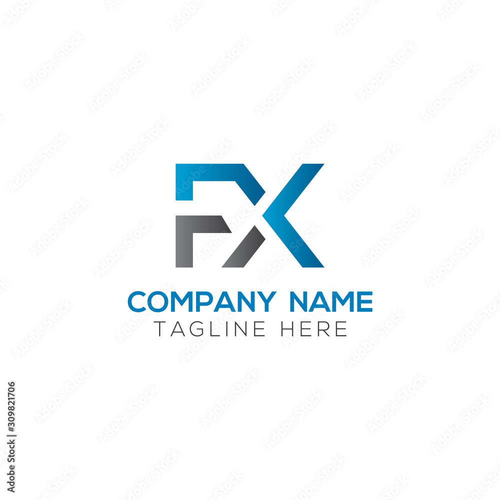 Initial FX Letter Linked Logo. Creative Letter FX Modern Business Logo  Vector Template. FX Logo Design Stock Vector Image & Art - Alamy