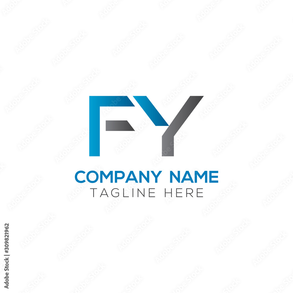 Initial FY Letter Linked Logo. Creative Letter FY Modern Business Logo Vector Template. FY Logo Design Initial FY Letter Linked Logo. Creative Letter FY Modern Business Logo Vector Template. FY Logo Design