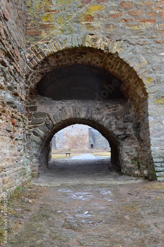 old ruines in ivangorod