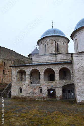 old ruines in ivangorod