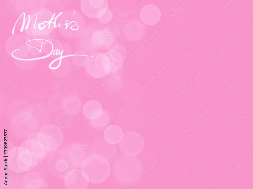 pink background mouther's day