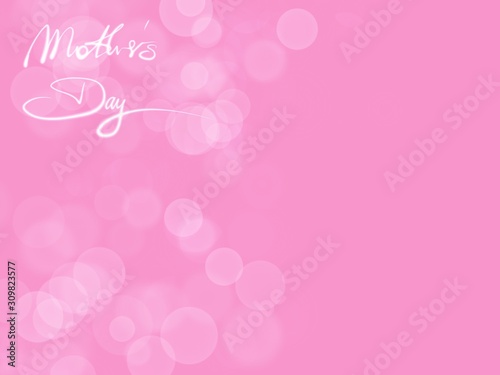 pink background mouther's day photo