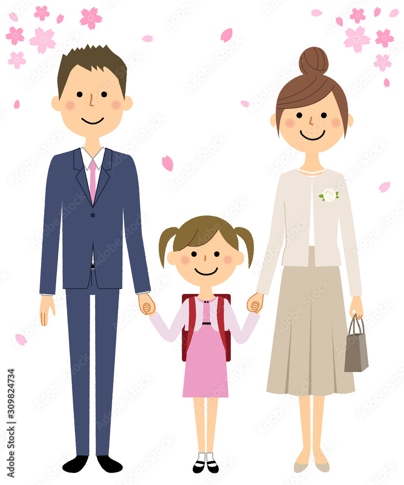 入学式 家族 小学校 入学式 家族 小学校