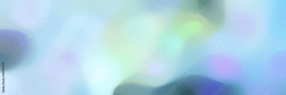 smooth iridescent horizontal background graphic with powder blue, steel blue and sky blue colors and space for text or image