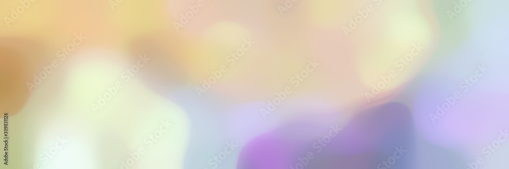 blurred bokeh horizontal background texture with pastel gray, pastel purple and lavender blue colors space for text or image