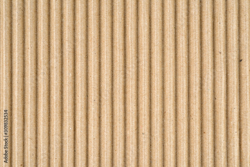 Brown corrugated fiberboard sheet texture or background