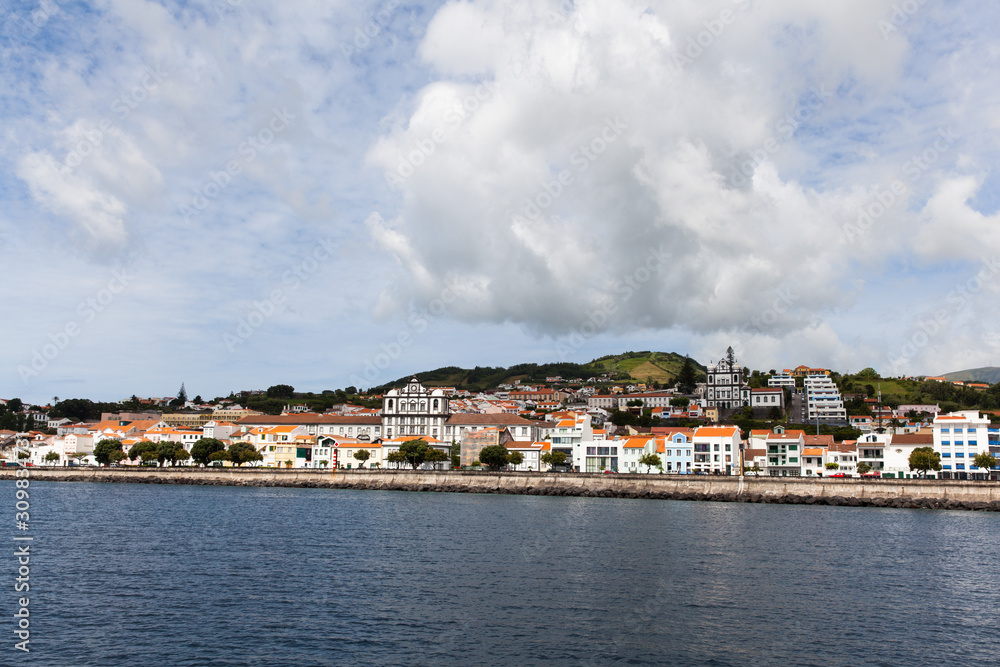 Approaching Horta, Faial, Azores