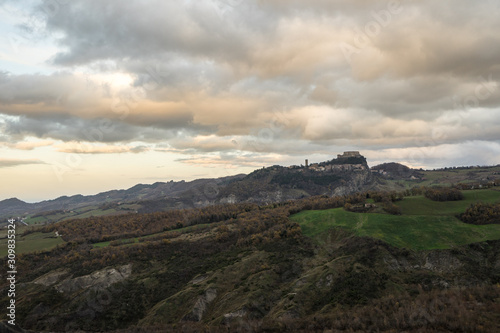 Fantastic places in Marecchia Valley, with the old fortres of Maioletto and San Leo