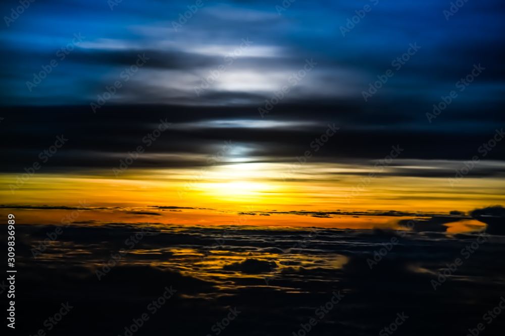 Obraz premium sunrise at altitude