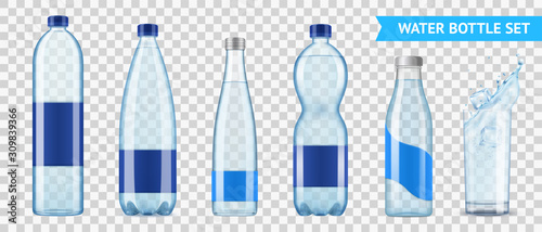 Mineral Water Bottles Set