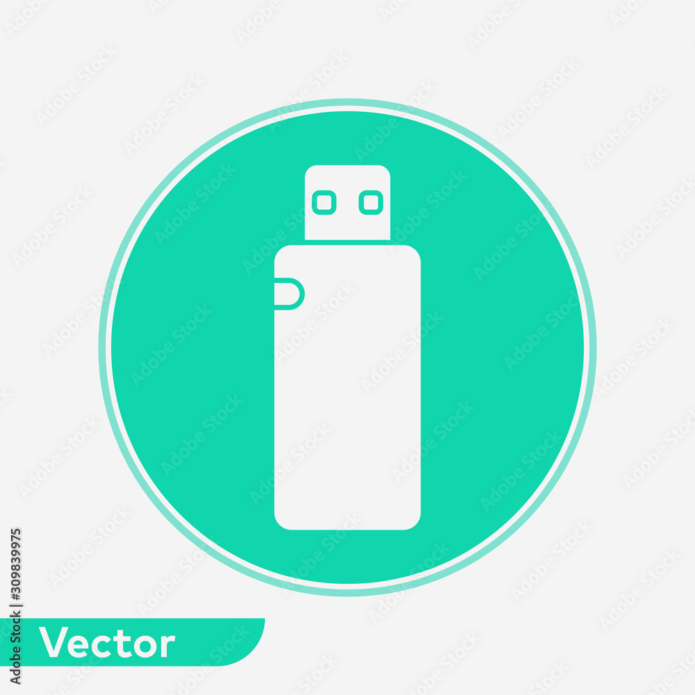 Pendrive vector icon sign symbol Pendrive vector icon sign symbol