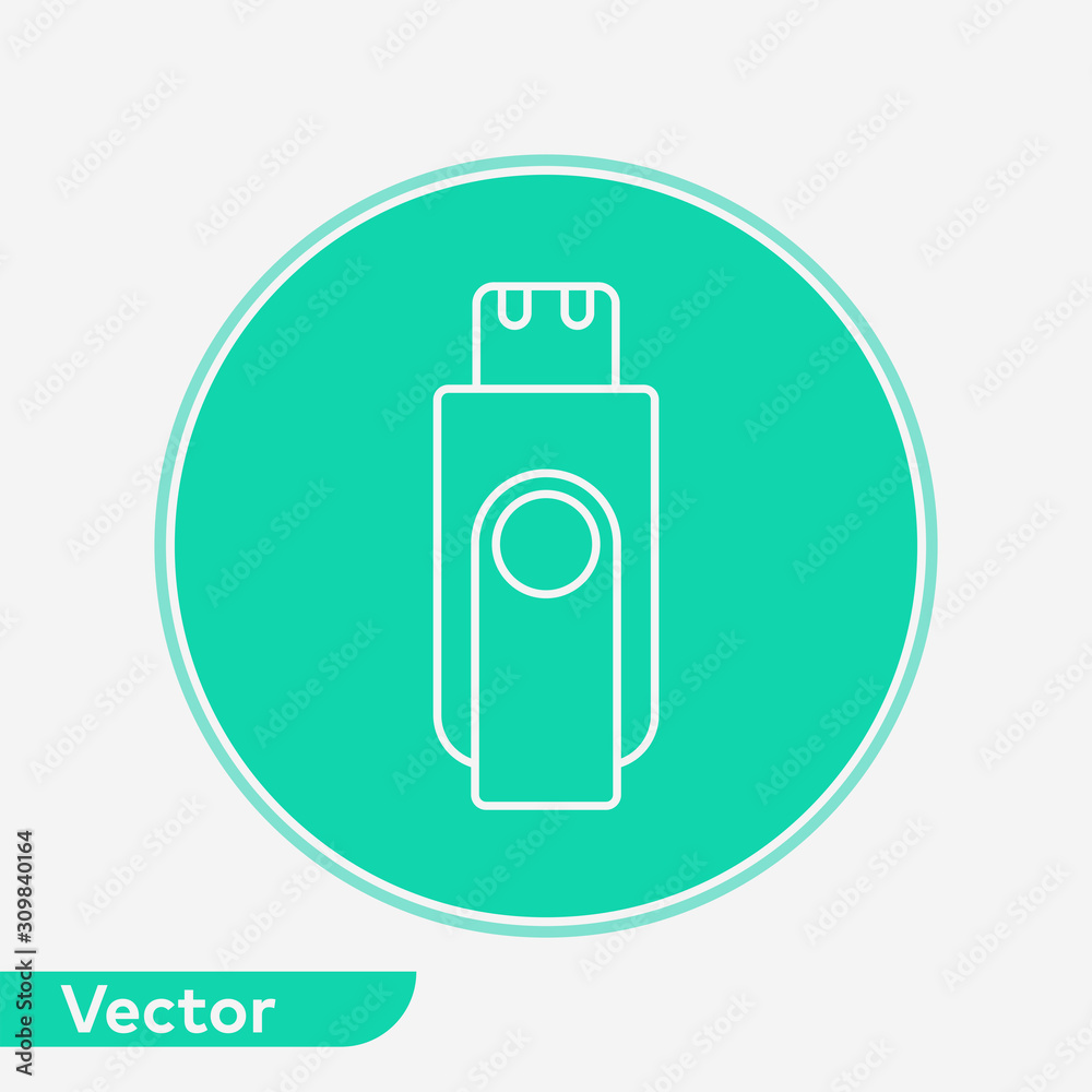 Pendrive vector icon sign symbol Pendrive vector icon sign symbol