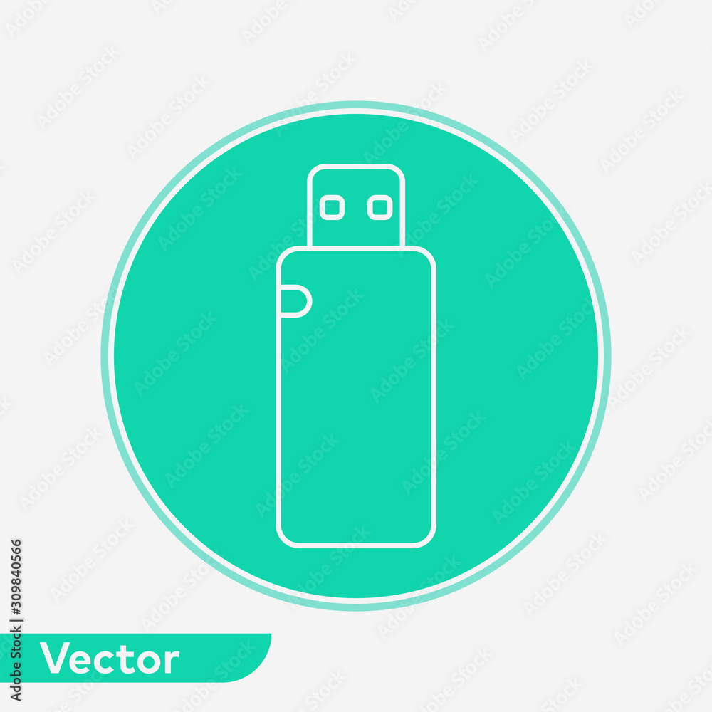 Pendrive vector icon sign symbol Pendrive vector icon sign symbol